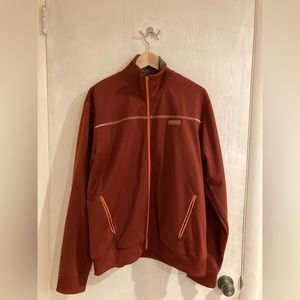 Timberland Long Sleeve Zip Up Red Orange NEW W/ TAGS